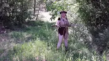 Horny viking MILF hunting in the forest by Musa Libertina