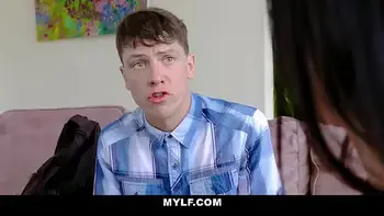 Hot Busty Brunette Milf Seduces Teen- Melissa Lynn