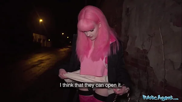 Public Agent I removed her Chastity Belt and creampied her wet pussy