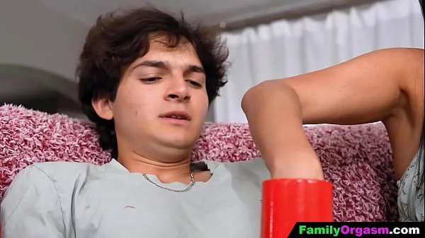 FamilyOrgasm - Pervert Step Mommy Dumps her Husband in the Same Couch