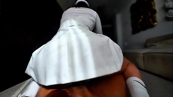 BIG-ASS TENNIS PLAYER CHEATS WITH MY BALLS OFF COURT BEFORE THE BIG MATCH!