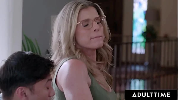 ADULT TIME - Sexy Stepmommy Cory Chase Gives Shy Stepson Lapdance And Lets Him Fuck Her Pussy RAW