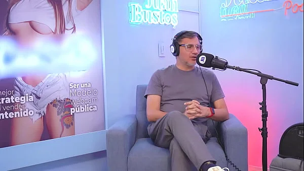 Cristina Vega WEBCAM LATINA model smashes her clitoris riding the Fuck Machine on Juan Bustos Podcast