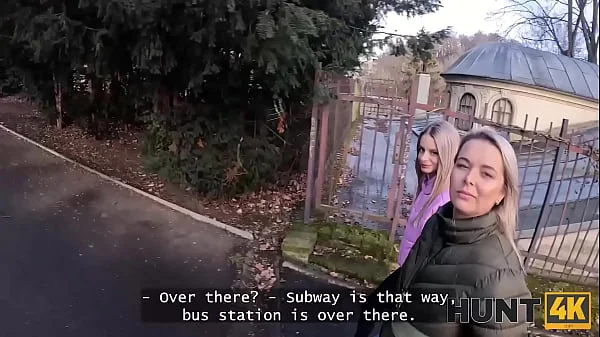 HUNT4K. Lesbian fucked her new landlord