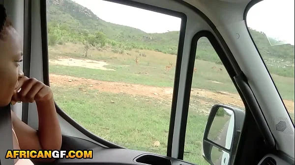 Pretty African Teen Girlfriend Risky Outdoor Sex With BWC