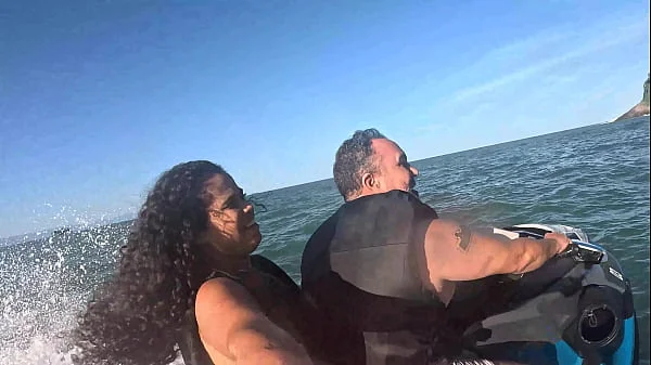 Loucuras no Jet Ski no mar do Guarujá - SP