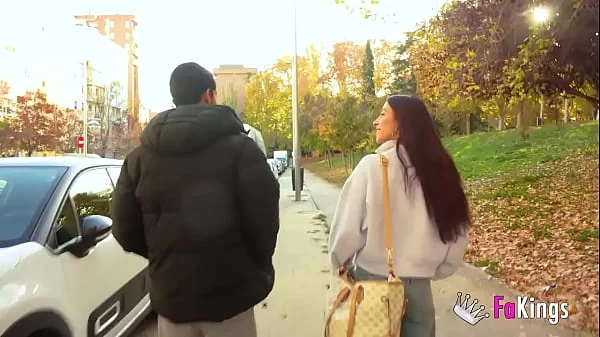 Petite woman squeezes a 10-inch cock. Hit it hard. Sofia Sweet Secrett, what a nymphomaniac! - FAKings