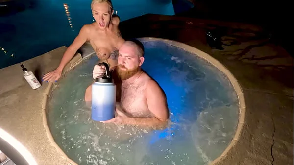 Hot Tub Sex With Blonde Cheating Wife Deliah Grace WCA Productions