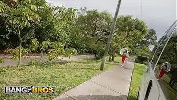 BANGBROS - Stunning Babe Essie Gotback's Tight Pussy Is Gripping On A Big Dick In The Bang Bus