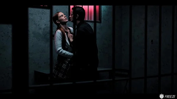 Sex Escape Room - Redhead gets Used like a Doll in Time Stop Freeze Fetish Porn