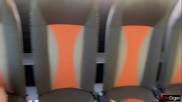 Crazy Man Takes Out His Cock On Public Bus - But Girl Doesn't Lose Her Head And Helps Him Cum