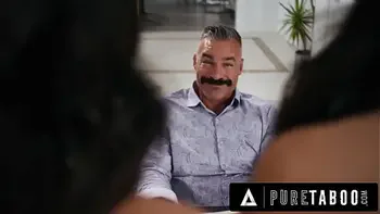 PURE TABOO Asian Stepsisters Lulu Chu & Kimmy Kimm Fulfill Their Stepdad's Doppelganger Fantasy