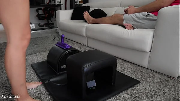 Wife riding with Sybian, while husband is playing video game - would you handle this?