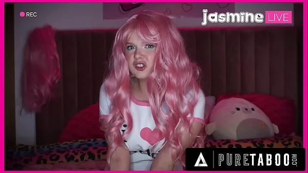 PURE TABOO 18 yo Camgirl Coco Lovelock CREAMPIED After Catfishing Creepy Old Stepdad On Livestream!