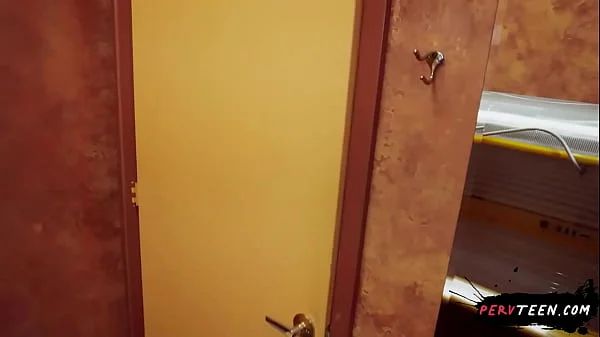 PervTeen – Sneaky Sex at Tanning Salon with Chubby Busty Teen