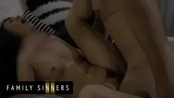 FAMILY SINNERS - Rebellious Stepdaughter Seduces Her Stepbrother To Show Him Breaking Rules Feels So Much Better