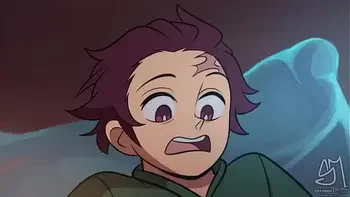 Tanjiro foi fudido pela nezuko - anal slayer