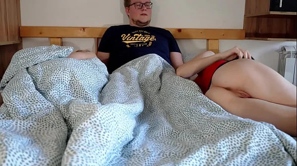 My Stepbrother’s Girlfriend Catches Me Sucking Him and Joins Us!