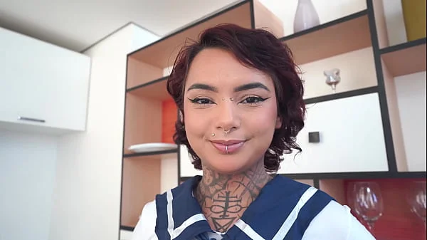 Annie Clementina, petite Brazilian Amazonian cutie, first time with 2 dicks in the ass (DAPBreakin, DAP, DP, Anal, 3on1, ATM, BBC) OB510