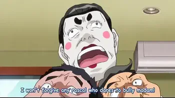 Hentai wife fucked by two guys in front of husband