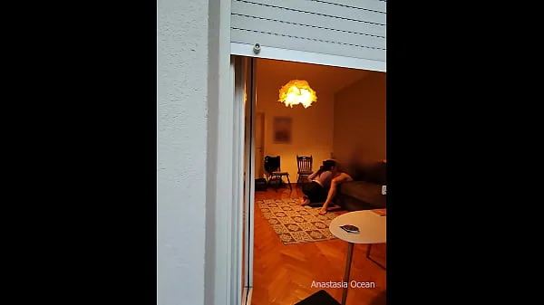 My step mom watches me suck my husband's dick.