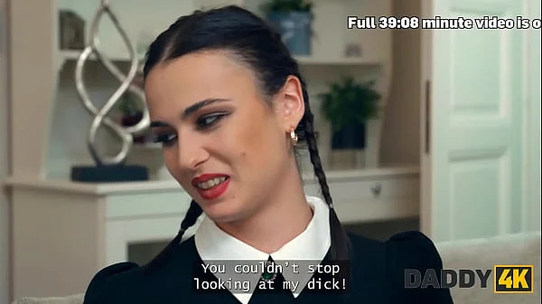 DADDY4K. WEDNESDAY couldn't handle herself from CHEATING on her BF and sucking BIG BLACK COCK