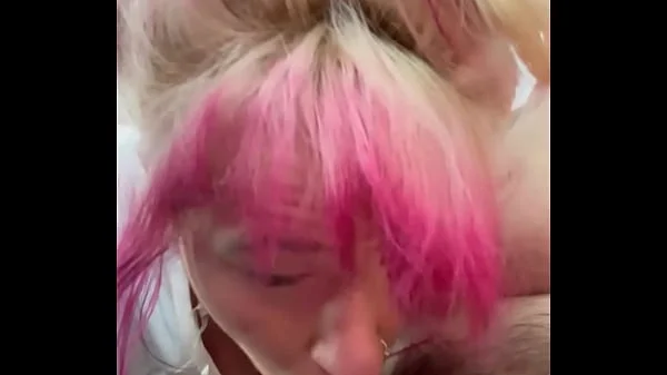 Real hooker sucks & fucks with no condom then takes a load in her mouth & sucks off all the cum