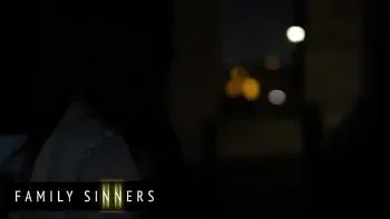 FAMILY SINNERS - Furious Stepdad Finds His Step Daughter Sneaking In Past Curfew And Teaches Her A Lesson With His Cock