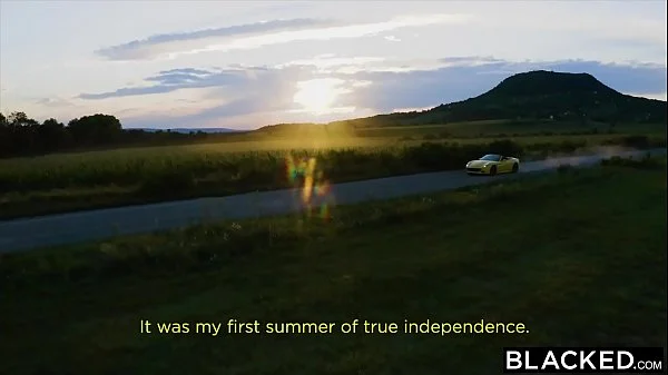 BLACKED BBC-hungry Blonde fucks DJ at her house party