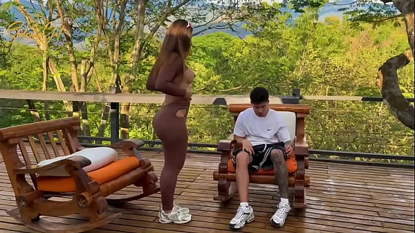 I'm unfaithful to my sugar mommy with the neighbor in her yard