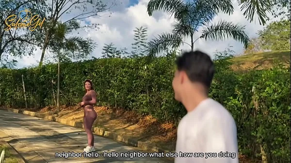 I'm unfaithful to my sugar mommy with the neighbor in her yard