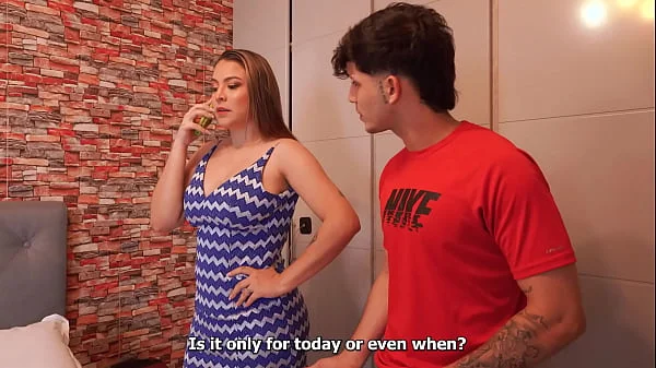 Step-son finally fulfills his fantasy by sharing a hotel bed with his stepmother - Big Jackson & Daniela Gomez