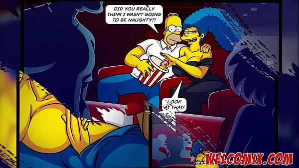 Naughtiness at the movies! The Simpsons Porn Comics