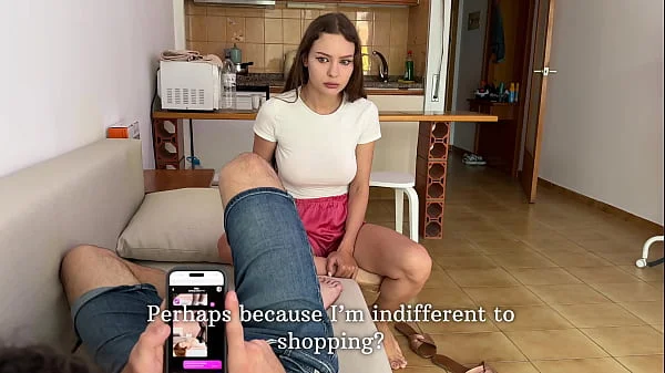 Step sis get horny cuz of new AI app. I cum twice on her pussy and ass