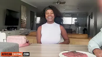 Submissive 18yo Ebony Bends Over For BWC Producer To Get Modeling Job