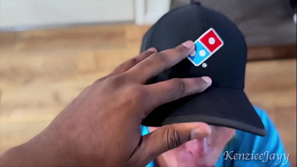 Pizza Delivery Girl Gets A Big Black Sausage And Her Face Covered In Cum!