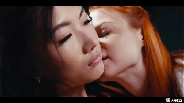 Lesbian Redhead Freezes Time And Makes Asian Babe Her Sex Slave - Lezdom Hardcore Sex