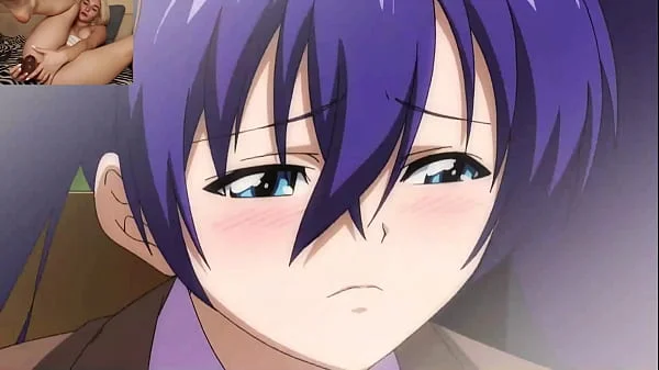 The shy student has such a big dick