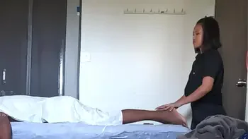 Thai girl shocked seeing black cock