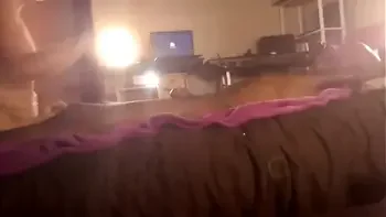 Slim Petite Ebony Gets Cumshot Then Interracial Granny Blowjobs