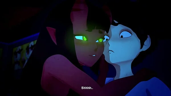 Animation porn - a brave girl decided to have sex with a modest handsome guy