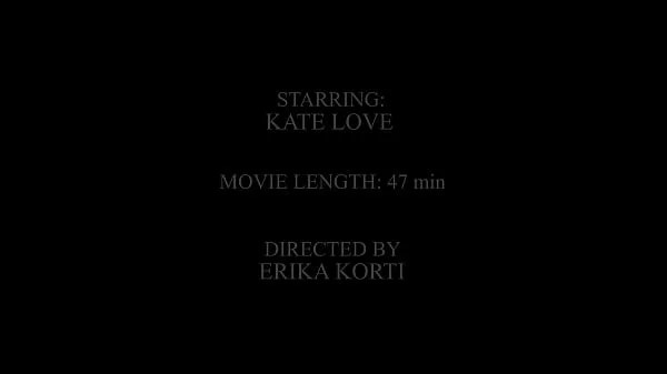 FIRST DP! Newbie beauty Kate Love with long legs tries two big cocks for the first time EKS116