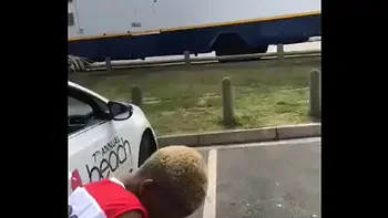 She twerk on my dick in the street