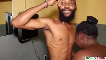 BBW With Big Boobs Takes On Slim Guy With Long Dick - NOLLYPORN