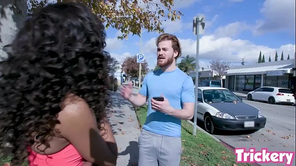 Trickery - Demi Sutra squirts & sucks on a big dick