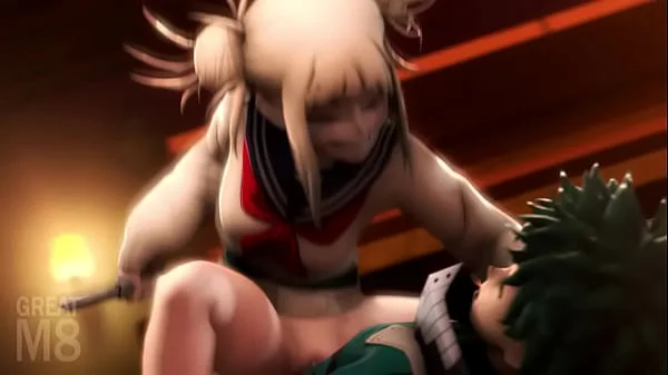 Boku no Hero hentai Big cock fucks in her pussy