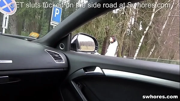 Mature street slut gets a heavy load in POV