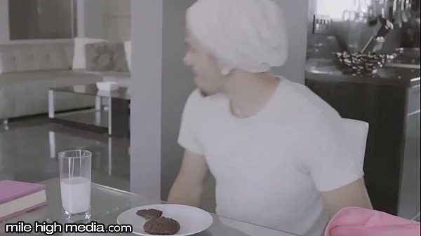 MileHigh Busty Asian Caught Step-Bro Measuring His Cock!