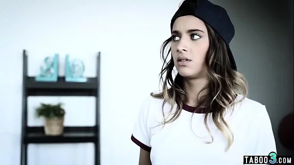 Stepbrother converting his lesbian teen stepsister