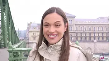 GERMAN SCOUT - FIT ABS MILF ALYSSA TALK TO ROUGH SCREAMING ORGASM SEX AT STREET CASTING